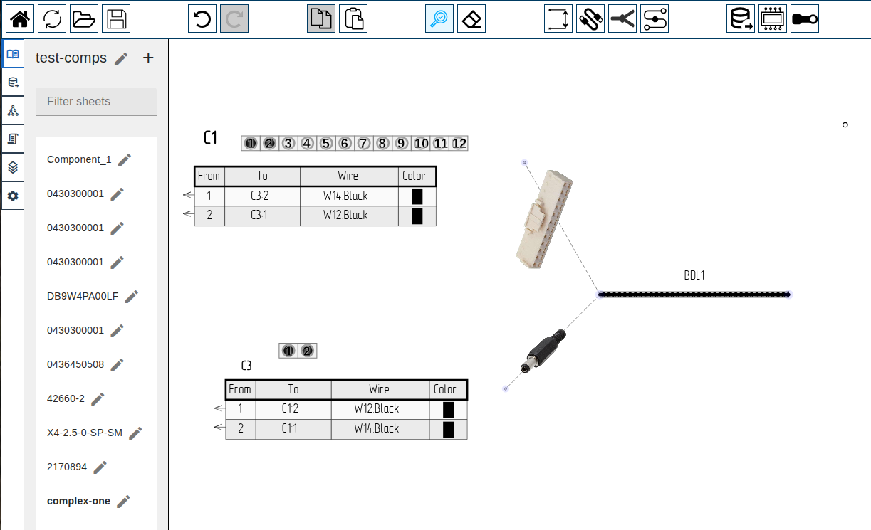 Complex library template