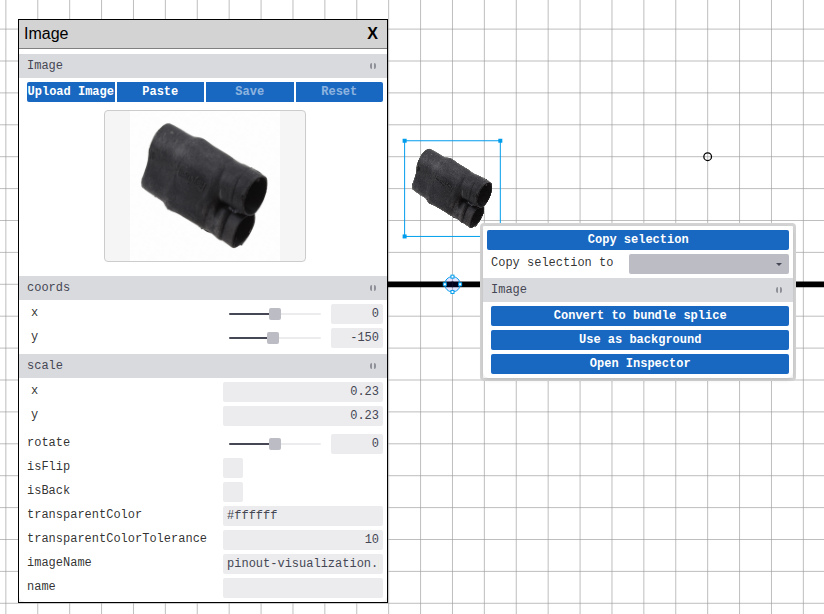 Convert to Bundle Splice context menu
