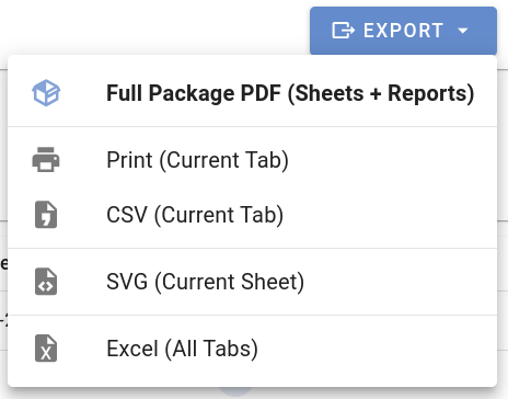 Manufacturing Export